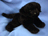 BLACK LAB FLOPPY KOHAIR FABRIC 14" (36CM)