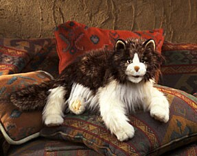 CAT RAGDOLL PUPPET 28" L (71CM)